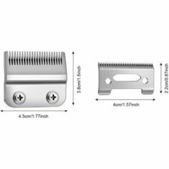 HAPPYSHOPPING Lame De Rechange Pour Tete De Coupe De Lame De Tondeuse A Cheveux 2pcs Pour Tondeuse A Cheveux Electrique WAHL Tondeuses A Rasoir Accessoires De Tondeuse Argent, Modele: Argent - Modele:Argent -Toilletage et hygiène du chien Soldes 37267713 4