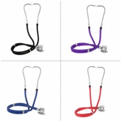 ASUPERMALL Stethoscope Professionnel Medical Double Double Tete Colore Stethoscope Multifonctionnel Soins De Sante Noir, Noir -Toilletage et hygiène du chien Soldes 37270778 4