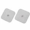 ASUPERMALL 10 Pieces Tampon D'Electrode De Remplacement Auto-Adhesif 4*4 Cm Numerique Tens Non Tisse Pour Stimulateur Musculaire Dizaines De Tampons De Machine