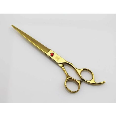 THSINDE Ensemble De Ciseaux De Toilettage Pour Animaux De Compagnie (jaune), Kit D'outils De Ciseaux De Coiffure Professionnels Pour Chiens Et Chats En Acier Inoxydable, Léger 2 THSINDE Ensemble De Ciseaux De Toilettage Pour Animaux De Compagnie (jaune), Kit D'outils De Ciseaux De Coiffure Professionnels Pour Chiens Et Chats En Acier Inoxydable, Léger – Image 2