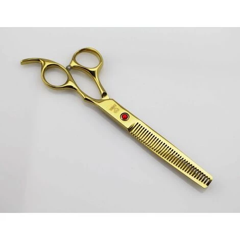 THSINDE Ensemble De Ciseaux De Toilettage Pour Animaux De Compagnie (jaune), Kit D'outils De Ciseaux De Coiffure Professionnels Pour Chiens Et Chats En Acier Inoxydable, Léger 4 THSINDE Ensemble De Ciseaux De Toilettage Pour Animaux De Compagnie (jaune), Kit D'outils De Ciseaux De Coiffure Professionnels Pour Chiens Et Chats En Acier Inoxydable, Léger – Image 4