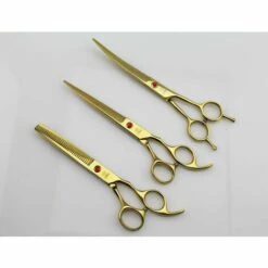 THSINDE Ensemble De Ciseaux De Toilettage Pour Animaux De Compagnie (jaune), Kit D'outils De Ciseaux De Coiffure Professionnels Pour Chiens Et Chats En Acier Inoxydable, Léger 9 THSINDE Ensemble De Ciseaux De Toilettage Pour Animaux De Compagnie (jaune), Kit D'outils De Ciseaux De Coiffure Professionnels Pour Chiens Et Chats En Acier Inoxydable, Léger -Toilletage et hygiène du chien Soldes 37345221 5