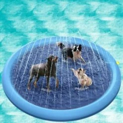 THSINDE Piscine Pour Chiens, 150 Cm -Toilletage et hygiène du chien Soldes 37345675 3