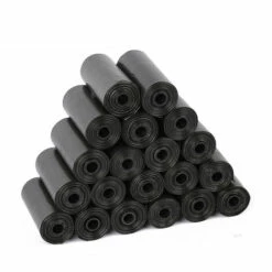 BETTERLIFE Sac A Crottes Chien Sacs Biodégradables Pour Excréments De Chien. 300sachets à Déjections Canines, 20 Rouleaux, Couleur Noir.