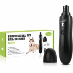 Pecute Lime à Ongle Chien, Coupe Ongle Chien Electrique, Coupe Griffes électrique Pour Chat Chien Grand Moyen, 2 Vitesses De Rotation,Travaille Pendant 14h,USB Charge Rapide 2h, 50DB Ultra-Silencieux -Toilletage et hygiène du chien Soldes 39449647 5