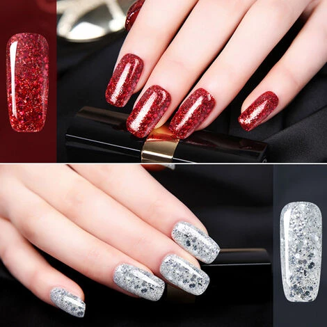 ASUPERMALL Brillant Diamant Vernis A Ongles Paillettes Soak Off Vernis A Ongles Nail Art Accessoires, Modele 607 4 ASUPERMALL Brillant Diamant Vernis A Ongles Paillettes Soak Off Vernis A Ongles Nail Art Accessoires, Modele 607 – Image 4