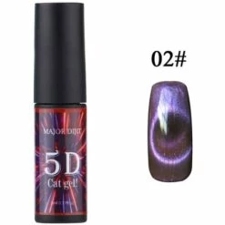 ASUPERMALL 5 Ml 5D M-Agnetic Cat Eye Gel Uv Vernis A Ongles Effet Ciel Etoile Sucer Vernis A Ongles, Style 2