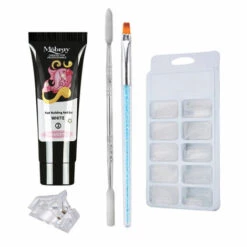 ASUPERMALL Ensemble De Manucure Gel De Construction Rapide 15 Ml Ensemble D'Extension D'Art D'Ongle De Stylo De Therapie De Moules D'Ongle, Style 2