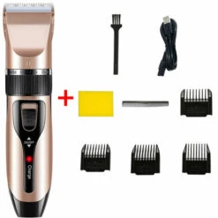 DONTODENT 1PCS Tondeuse Chien Chat,Tondeuse Animaux Électrique Professionnelle Tondeuse Sans Fil Rechargeable Écran LCD Charge Rapide