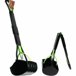 BRIDAY 80 Cm - Portable - Pelle à Déjections Canines - Pour Chiens Et Chats - Avec Levier Facile à Utiliser Et Ressort Haute Pression Pelles Ramasse-crottes Pour Chiens