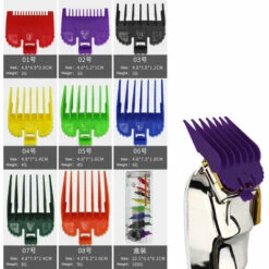 ASUPERMALL 8 Tailles Professionnel Guide De Coupe Peigne Set Colore Limite Peigne Set Remplacement Pour Wahl Tondeuse Electrique Rasoir Outil De Coiffure Avec Boite De Rangement,Noir -Toilletage et hygiène du chien Soldes 41172350 3