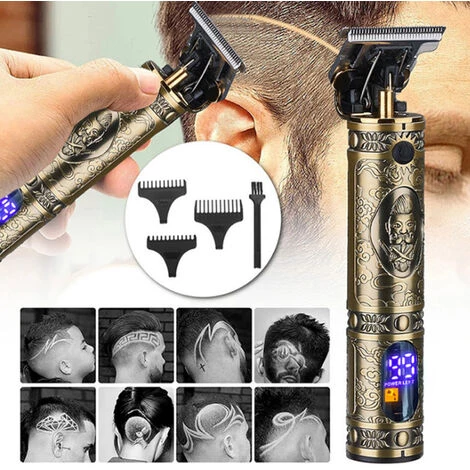 ASUPERMALL Kit De Tondeuses A Cheveux Sans Fil Coupe Rapprochee Tondeuses A Cheveux Electriques Outils De Coupe De Cheveux Barbiers Hommes Femmes Enfants Ensemble De Tondeuses Avec Ecran Lcd Kit De Toilettage De Cheveux Rechargeable, Bronze 5 ASUPERMALL Kit De Tondeuses A Cheveux Sans Fil Coupe Rapprochee Tondeuses A Cheveux Electriques Outils De Coupe De Cheveux Barbiers Hommes Femmes Enfants Ensemble De Tondeuses Avec Ecran Lcd Kit De Toilettage De Cheveux Rechargeable, Bronze – Image 5