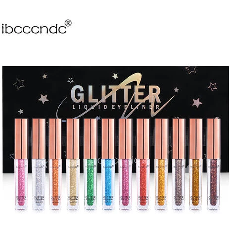 Ibcccndc Eyeliner Liquide Colore Set 12 Bouteilles Gel Eyeliner Liquide En Differentes Couleurs Eyeliner Impermeable Smudgeproof Longue Duree Maquillage Eyeliner Pen,Multicolore 1 Ibcccndc Eyeliner Liquide Colore Set 12 Bouteilles Gel Eyeliner Liquide En Differentes Couleurs Eyeliner Impermeable Smudgeproof Longue Duree Maquillage Eyeliner Pen,Multicolore