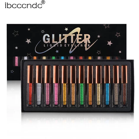Ibcccndc Eyeliner Liquide Colore Set 12 Bouteilles Gel Eyeliner Liquide En Differentes Couleurs Eyeliner Impermeable Smudgeproof Longue Duree Maquillage Eyeliner Pen,Multicolore 2 Ibcccndc Eyeliner Liquide Colore Set 12 Bouteilles Gel Eyeliner Liquide En Differentes Couleurs Eyeliner Impermeable Smudgeproof Longue Duree Maquillage Eyeliner Pen,Multicolore – Image 2