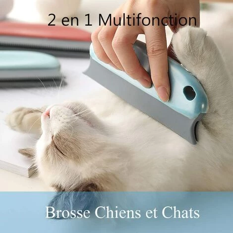 GUAZHUNIFR Brosse Anti-Poils Brosse,Peigne Pour Animaux De Compagnie 2 In 1 - Brosse De Nettoyage Réutilisable Pour Chien, Chat, Vêtements, Coussin, Canapé, Voiture 1 Pièce 3 GUAZHUNIFR Brosse Anti-Poils Brosse,Peigne Pour Animaux De Compagnie 2 In 1 - Brosse De Nettoyage Réutilisable Pour Chien, Chat, Vêtements, Coussin, Canapé, Voiture 1 Pièce – Image 3