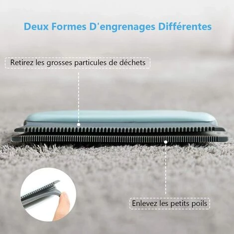 GUAZHUNIFR Brosse Anti-Poils Brosse,Peigne Pour Animaux De Compagnie 2 In 1 - Brosse De Nettoyage Réutilisable Pour Chien, Chat, Vêtements, Coussin, Canapé, Voiture 1 Pièce 5 GUAZHUNIFR Brosse Anti-Poils Brosse,Peigne Pour Animaux De Compagnie 2 In 1 - Brosse De Nettoyage Réutilisable Pour Chien, Chat, Vêtements, Coussin, Canapé, Voiture 1 Pièce – Image 5