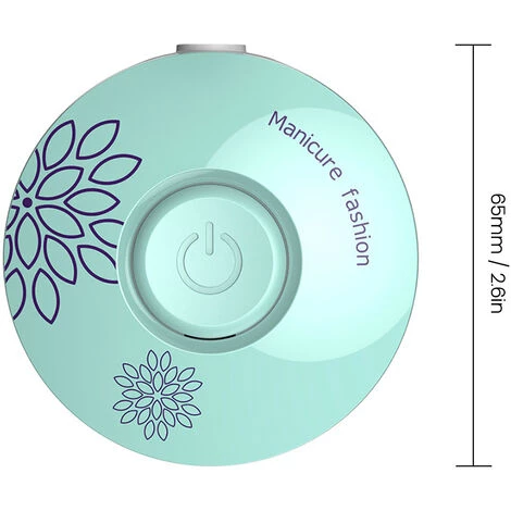 HAPPYSHOPPING Ensemble De 3 Tetes De Meulage Affuteuse D'ongles De Manucure Electrique Pour Bebes Et Enfants Manucure Coupe-ongles Pour Bebe, Modele: Utilisation Adulte Verte - Modele: Les Adultes Verts Utilisent 4 HAPPYSHOPPING Ensemble De 3 Tetes De Meulage Affuteuse D'ongles De Manucure Electrique Pour Bebes Et Enfants Manucure Coupe-ongles Pour Bebe, Modele: Utilisation Adulte Verte - Modele: Les Adultes Verts Utilisent – Image 4