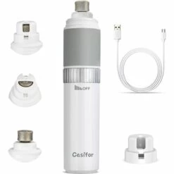 Lime à Ongle Chien, Coupe Ongle Electrique,Fontainebleau Rechargeable USB, 40DB Ultra-Silencieux