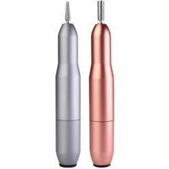 ELLE Ponceuse Pour Ongles Professionnel, 6 En1 Lime A Ongle Electrique, Ongles Manucure Machine Puissante Et Silencieuse,Portable Kit De Manucure Pédicure Pour Salon Et Maison (Argenté)