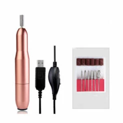 ELLE Ponceuse Pour Ongles Professionnel, 6 En1 Lime A Ongle Electrique, Ongles Manucure Machine Puissante Et Silencieuse,Portable Kit De Manucure Pédicure Pour Salon Et Maison (Or Rose) -Toilletage et hygiène du chien Soldes 43659836 3