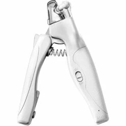 TANABATA Coupe Ongle Chien Chats Avec Lumière LED Rechargeable USB,Lime à Griffes Cachée Et Verrou De Sécurité Outil De Toilettage Sûr Pour Chiens, Chats Et Autres Animaux De Compagnie - Blanc