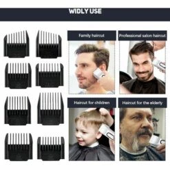 Tondeuse à Cheveux Professionnelle Sans Fil Pour Hommes Rasoir USB Rechargeable étanche 8x Tondeuse à Cheveux Peignes Mode Pour Hommes Jmax 6 Tondeuse à Cheveux Professionnelle Sans Fil Pour Hommes Rasoir USB Rechargeable étanche 8x Tondeuse à Cheveux Peignes Mode Pour Hommes Jmax -Toilletage et hygiène du chien Soldes 44651143 3