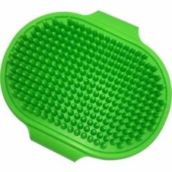 ECHOO Brosse à Shampooing Pour Animaux De Compagnie, Meilleur Peigne En Caoutchouc Pour Le Bain Et Le Massage Apaisant Pour Animaux De Compagnie Avec Poignée à Anneau Réglable