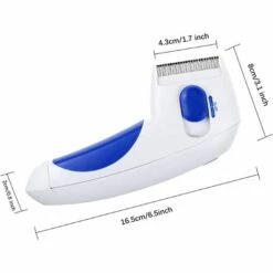 GDRHVFD Peigne Électrique Anti-Puces Pour Animaux De Compagnie, Peigne Électrique Pour Nettoyer Les Animaux De Compagnie Avec Poux, Peigne Électrique Pour Chiens Et Chats -Toilletage et hygiène du chien Soldes 45733314 4