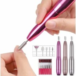 PERLE RARE Ponceuse Pour Ongles Professionnel, Lime A Ongle Electrique, Ongles Manucure Machine Puissante Et Silencieuse,Portable Kit De Manucure Pédicure Pour Salon Et Maison -Toilletage et hygiène du chien Soldes 46524034 3