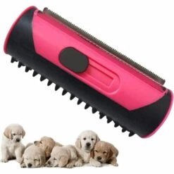 Brosse De Toilettage Pour Animaux Brosse,Triomphe Peigne D'épilation Ramasse Poils Animaux,brosse à Poils De Chien 3 En 1 Pour Chien, Chat, Vêtements, Coussin, Canapé,Voiture,Lit