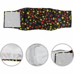 3 Pièces Couches Lavables Et Réutilisables Pour Chiens Pantalons Physiologiques Respirants Doux Bande De Ventre Pour Chiens Mâles,m,HANBING -Toilletage et hygiène du chien Soldes 47162549 3