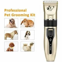 ALMI Tondeuse Pour Chien Chat Silencieuse, Tondeuse Electrique Professionnelle Sans Fil, Tondeuse De Toilettage Pour Animaux De Compagnie Avec 4 Guides De Peigne, Rechargeable USB, Lame Détachable Lavable -Toilletage et hygiène du chien Soldes 47203120 5
