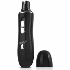 Pecute Lime à Ongle Pour Chat Chien Petit Animal Coupe Ongle Electrique 2 Vitesses USB Chargeur Coupe Griffes Chat Broyeur à Ongle Electrique Lime Griffes Chien Petit - Noir