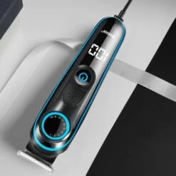 ZHUOXUAN 5 En 1Tondeuse Cheveux Tondeuse Barbe Professionnelle Electrique Avec Ecran LCD Sans Fil USB Rechargeable Imperméable -Toilletage et hygiène du chien Soldes 47604550 3