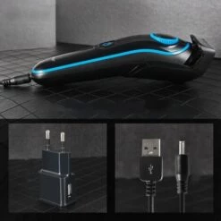 ZHUOXUAN 5 En 1Tondeuse Cheveux Tondeuse Barbe Professionnelle Electrique Avec Ecran LCD Sans Fil USB Rechargeable Imperméable -Toilletage et hygiène du chien Soldes 47604550 4