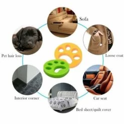 ZHUOXUAN Vêtements Épilateur Pour Machine à Laver, Fourrure Catcher Réutilisables épilateurs à Poils D'animaux Les Débris De Attrape Poils -Toilletage et hygiène du chien Soldes 47605191 3