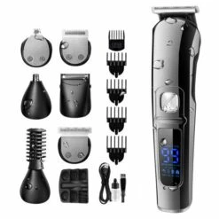 ZHUOXUAN Tondeuse Cheveux Professionnelle Tondeuse Barbe Pour Hommes Tondeuse De Précision Imperméable Multifonctionnele 6 En 1