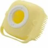 READCLY Brosse De Bain Pour Chien En Caoutchouc De Silicone Brosses De Distribution De Shampooing Pour Animaux De Compagnie Pour Chiens Et Chats Douche De Toilettage - Jaune