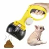 Pelle Ramasse-Crottes Pour Chiens, Pelle à Déjections Canines Pooper Scooper Avec Sac Poubelle Pliable Poop Scoop Pour Chiens/Chats Intérieur/Extérieur Pelouse，Starlight