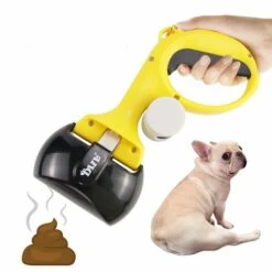 Pelle Ramasse-Crottes Pour Chiens, Pelle à Déjections Canines Pooper Scooper Avec Sac Poubelle Pliable Poop Scoop Pour Chiens/Chats Intérieur/Extérieur Pelouse，Starlight