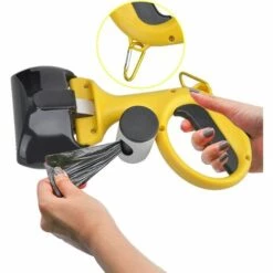 Pelle Ramasse-Crottes Pour Chiens, Pelle à Déjections Canines Pooper Scooper Avec Sac Poubelle Pliable Poop Scoop Pour Chiens/Chats Intérieur/Extérieur Pelouse，Starlight -Toilletage et hygiène du chien Soldes 48159314 3