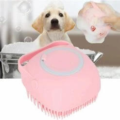 READCLY Brosse Shampoing Chien Chat,Brosse Pour Animaux Brosse De Bain Pour Chien De Compagnie Brosse Peigne Toilettage Douche Massage Grooming Douche Peigne Pinceau Pour Chien Chat Animal -Toilletage et hygiène du chien Soldes 48782864 3
