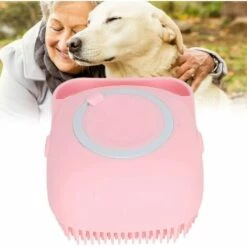 READCLY Brosse Shampoing Chien Chat,Brosse Pour Animaux Brosse De Bain Pour Chien De Compagnie Brosse Peigne Toilettage Douche Massage Grooming Douche Peigne Pinceau Pour Chien Chat Animal -Toilletage et hygiène du chien Soldes 48782864 4