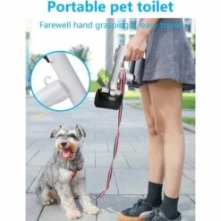 SUPERMARKET Pelle Ramasse Crotte Pour Chien, Pince Ramasse Crotte Avec Sac Ramasse Crotte Chat, Poubelle Portable Poop Scoop Pour Chiens Et Chats D'intérieur En Plein Air Dog Pooper Scooper (Noir) Superma -Toilletage et hygiène du chien Soldes 49134422 5
