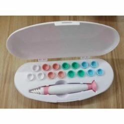 ELLE Nettoyant Oreille, Nettoyant Oreilles Avec Ventouse, Spirale Q Twists Cerumen, Kit D'enlèvement De Cire D'oreille Avec 16 Embouts De Remplacement Lavables En Silicone Pour Famille - Orange