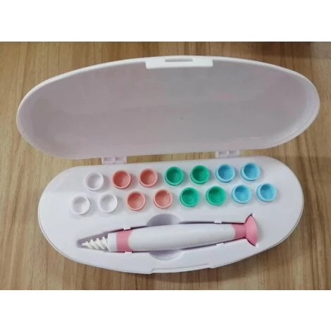 ELLE Nettoyant Oreille, Nettoyant Oreilles Avec Ventouse, Spirale Q Twists Cerumen, Kit D'enlèvement De Cire D'oreille Avec 16 Embouts De Remplacement Lavables En Silicone Pour Famille - Orange 1 ELLE Nettoyant Oreille, Nettoyant Oreilles Avec Ventouse, Spirale Q Twists Cerumen, Kit D'enlèvement De Cire D'oreille Avec 16 Embouts De Remplacement Lavables En Silicone Pour Famille - Orange