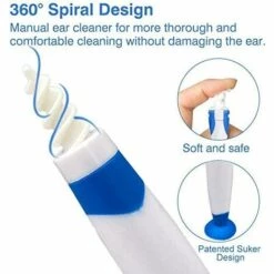 ELLE Nettoyant Oreille, Nettoyant Oreilles Avec Ventouse, Spirale Q Twists Cerumen, Kit D'enlèvement De Cire D'oreille Avec 16 Embouts De Remplacement Lavables En Silicone Pour Famille - Orange 8 ELLE Nettoyant Oreille, Nettoyant Oreilles Avec Ventouse, Spirale Q Twists Cerumen, Kit D'enlèvement De Cire D'oreille Avec 16 Embouts De Remplacement Lavables En Silicone Pour Famille - Orange -Toilletage et hygiène du chien Soldes 49383538 4