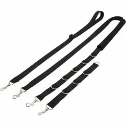 TANABATA Kit De Toilettage Pour Chien Avec Sangle Ventrale, Laisse Réglable Pour Le Bain, Chiot, Chat (noir)