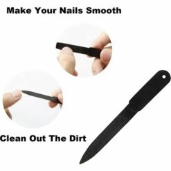 ALMI Coupe-ongles Pour Hommes Coupe-ongles En Acier Inoxydable Kit Pédicure De Voyage Coupe-ongles Lime à Ongles Pincettes Pointues Ciseaux De Manucure Avec étui En Cuir Portable Ensemble De 4 -Toilletage et hygiène du chien Soldes 50910264 3