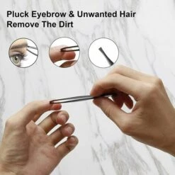 ALMI Coupe-ongles Pour Hommes Coupe-ongles En Acier Inoxydable Kit Pédicure De Voyage Coupe-ongles Lime à Ongles Pincettes Pointues Ciseaux De Manucure Avec étui En Cuir Portable Ensemble De 4 -Toilletage et hygiène du chien Soldes 50910264 5